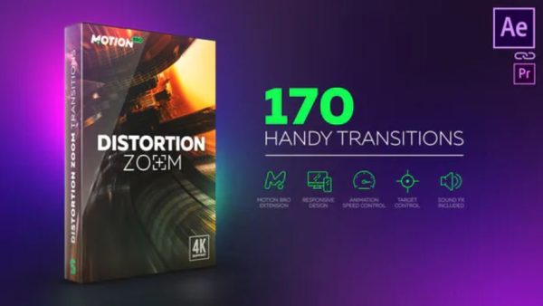 Distortion Zoom Transitions